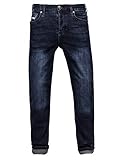 John Doe Original XTM Motorrad Jeans Herren Stretch mit Protektoren Blue 38/34