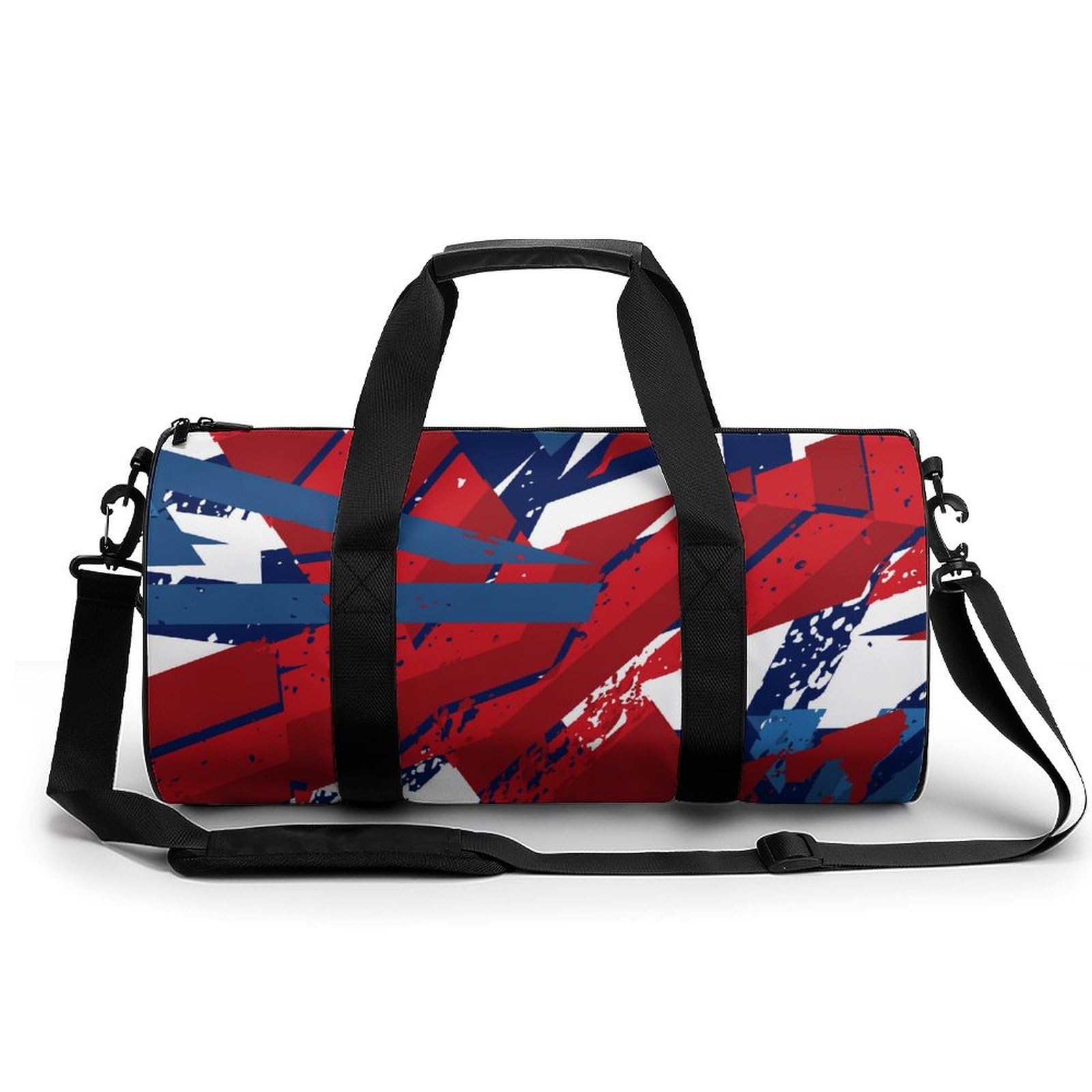 Union Jack Sport Duffel Bag Sporttasche Reisetasche Handgepäck Tasche Schwimmtasche Weekender Bag 45x23x23cm