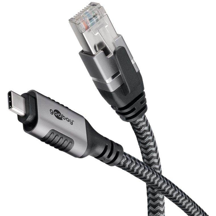 Ethernet-Kabel USB-C 3.2 Gen2 Stecker > RJ-45 Stecker, LAN-Adapter