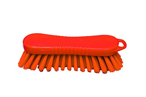 Maya Professional Tools 15064-7 Mehrzweck-Waschbürste mittelharte Borsten, FBK/Lebensmittelhygiene, 210 mm x 70 mm, Orange