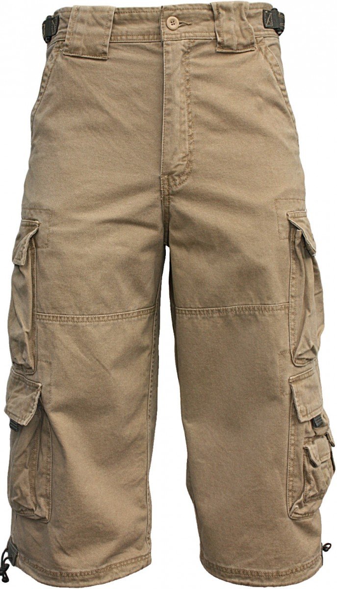 JET LAG Cargo Shorts 3/4 Hose Modell 007 S, Farbe:Beige, Größe:XXL