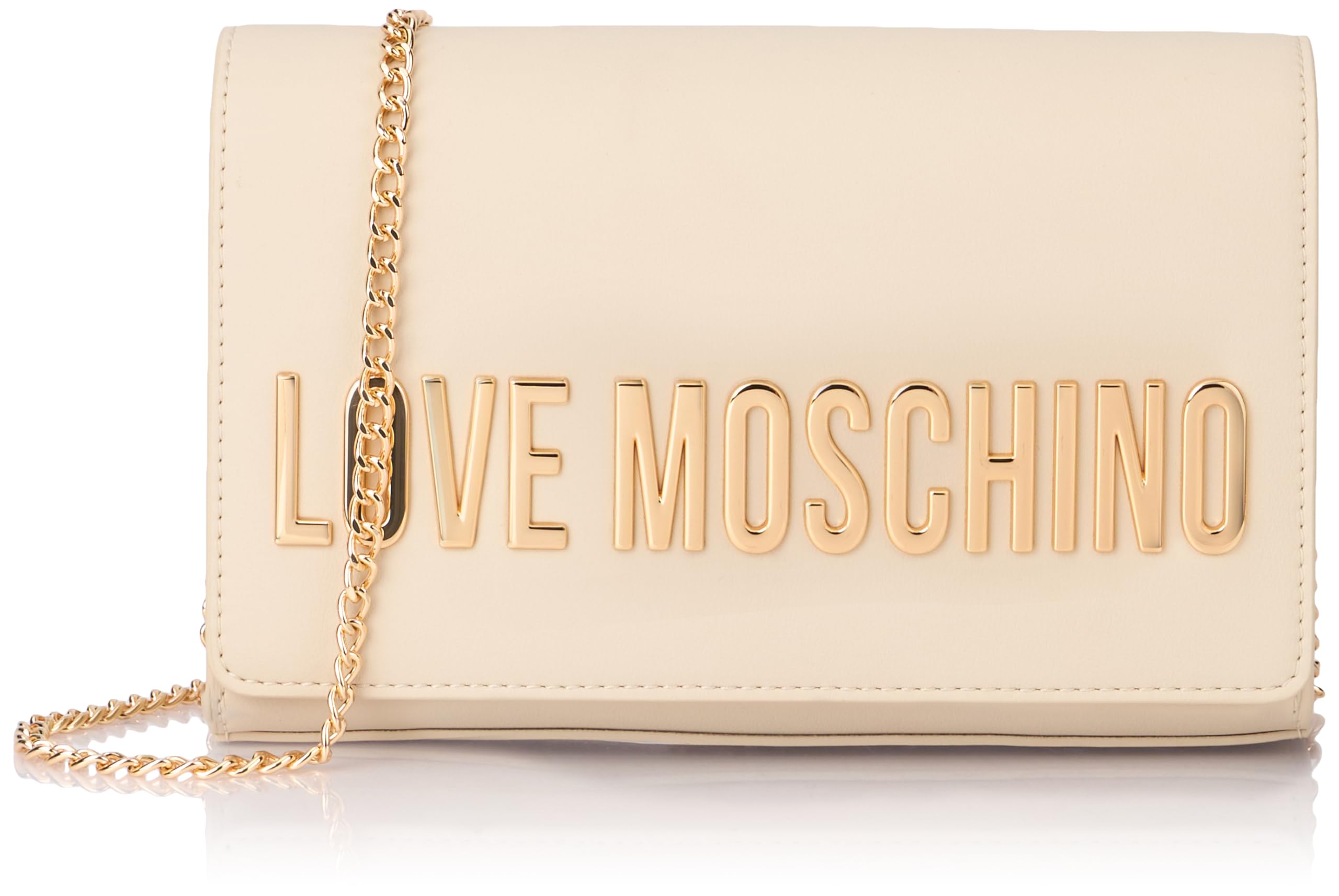 Love Moschino Damen Jc4103pp1lkd0110 Schultertasche, Elfenbein