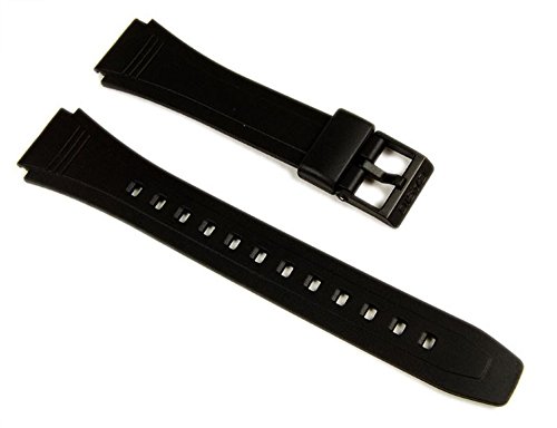 Casio Uhrenarmband Resin 18mm schwarz DB-36-1AVEF DB-36