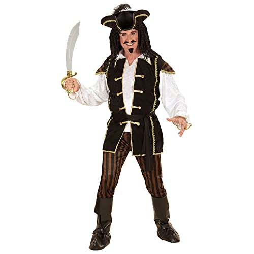 WIDMANN 06893 COSTUME CAPITANO PIRATA NERO L #0689