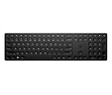 HP 450 Programmierbare Wireless-Tastatur | QWERTZ Layout | USB Dongle | 20 programmierbare Tasten | bis zu 20 Monate Betriebsdauer | 2 x AAA-Batterien inkl. | Schwarz