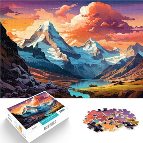 Puzzle | Puzzles Schöne und wundervolle Landschaftskunst, Puzzle für Erwachsene, 1000-teiliges Puzzle, Holzpuzzle, Familienaktivität, Puzzles 1000 Stück (50 x 75 cm)