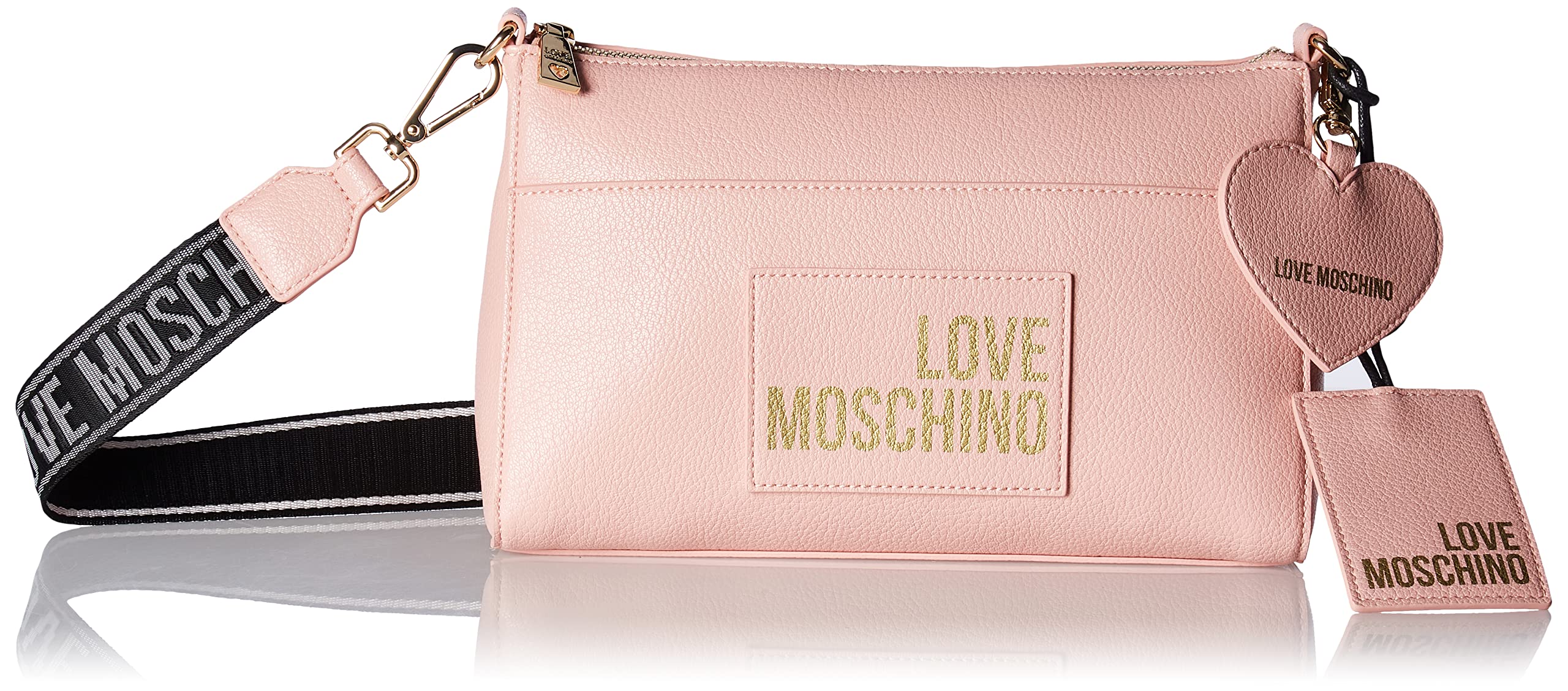 Love Moschino Damen Borsa A Spalla Schultertasche, Rosa, Einheitsgröße