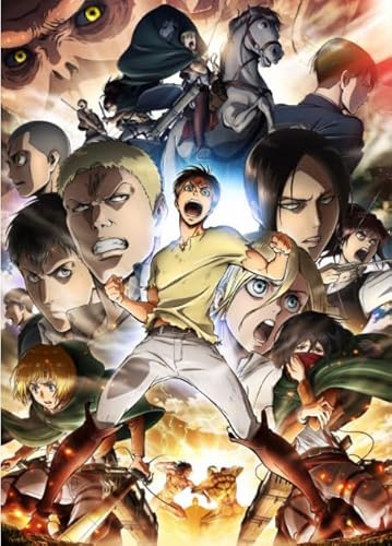 Hfmquisutron Puzzles 1000 Pieces Japanese Anime Eren.Jaeger Wall Art Poster Wood Adult Toys Dekompressionsspiel Fz275Lw