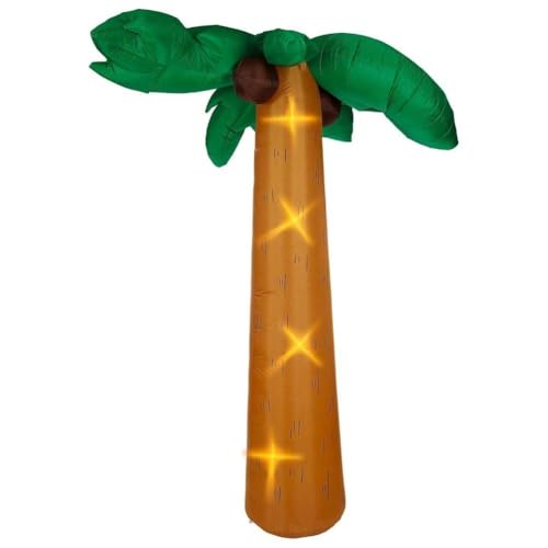 "LIGHT-UP AIRBLOWN INFLATABLE PALM TREE" 270 cm - indoor & outdoor use -