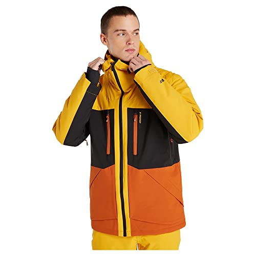 Protest Herren Winterjacke PRTGOOZ 10K Wasserdicht Und Atmungsaktiv Pfc-Frei Dark Yellow S