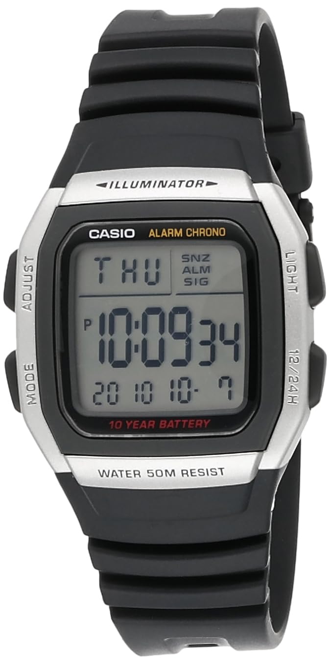 Casio Herren-Armbanduhr Digital Quarz Resin W-96H-1A