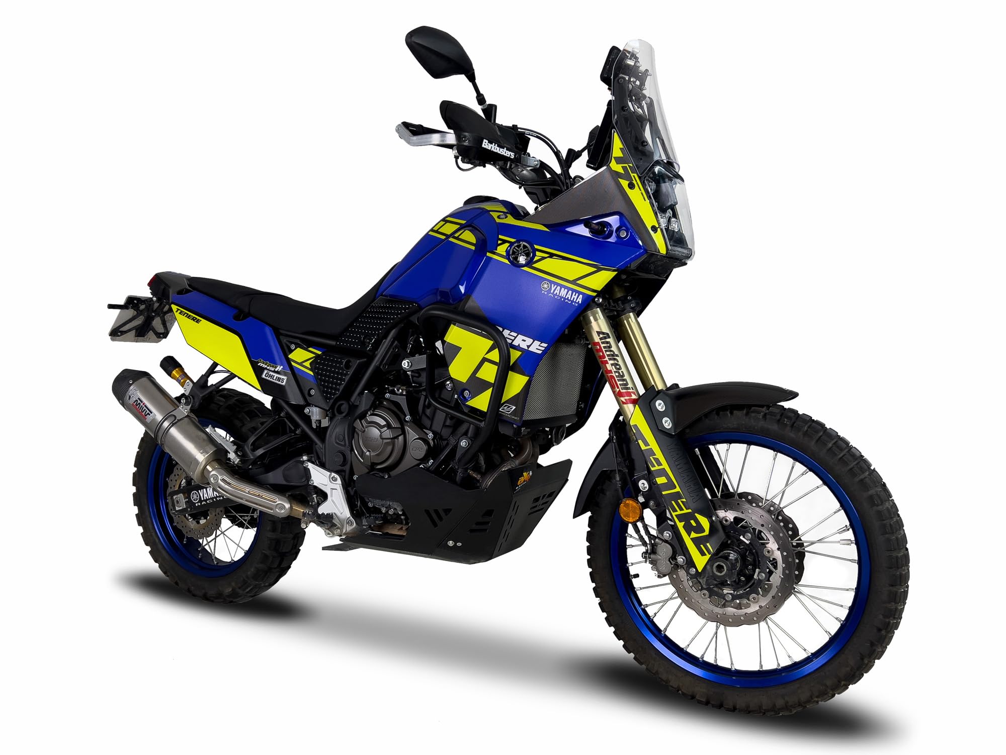 Dekorations-, Griff- und Schutzset für Yamaha Tenere 700 2019-23. 60th Anniversary. Racing