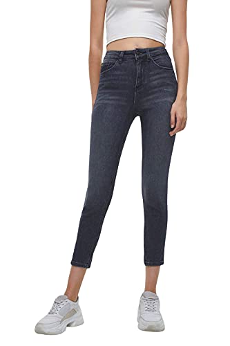 LTB Jeans Damen Bernita Jeans, Schwarz-Grau, 32