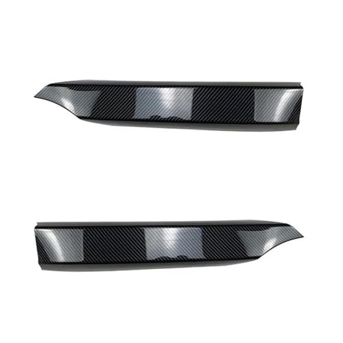 Splitter Frontspoilerlippe Canard Diffusor Splitter Spoiler Schwarz Hochglanz Carbon Fiber 2008 Bis 2013 Für 1er E82 E88 Tech Style Frontlippe(Carbon Fiber Pattern)