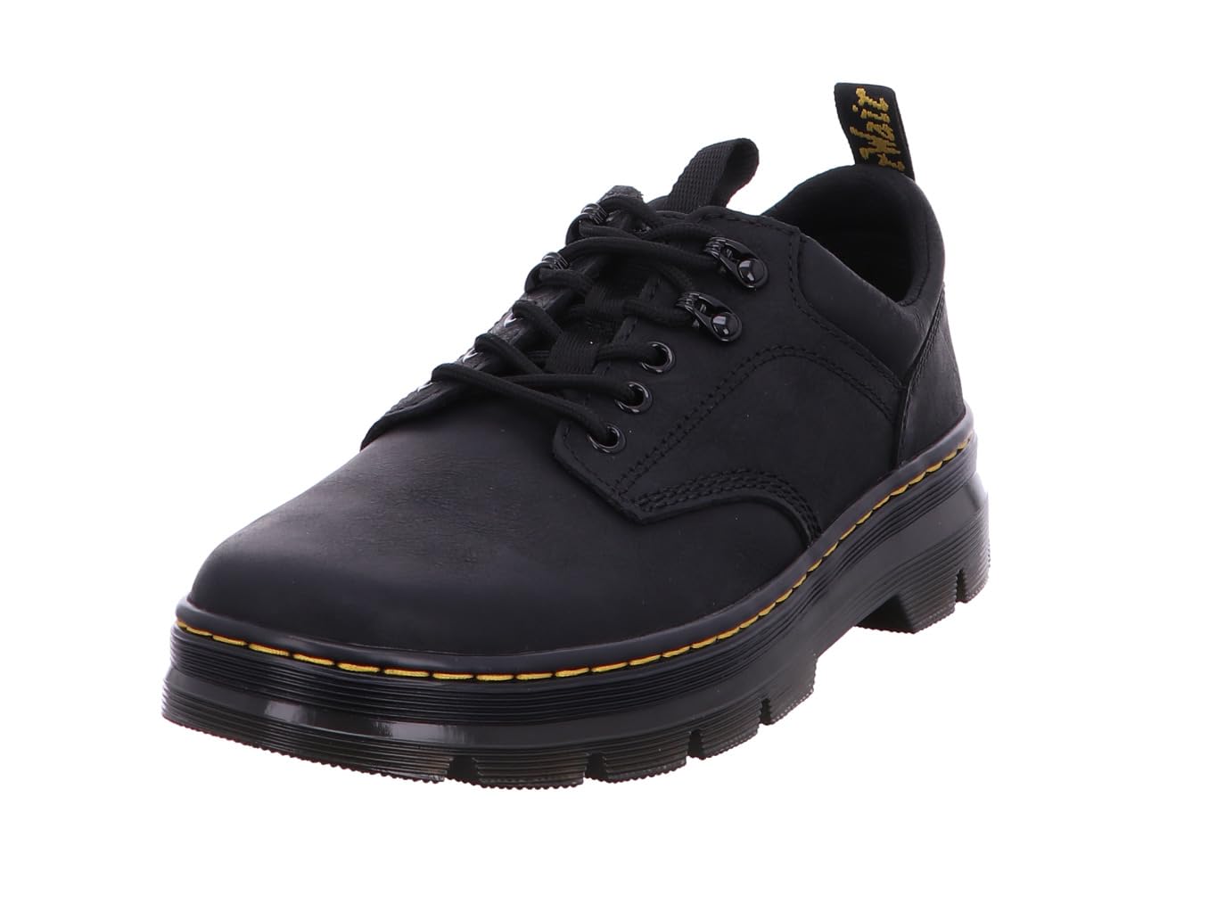 DR. MARTENS Herren Reeder Leather Sneaker, Black Wyoming, 44 EU