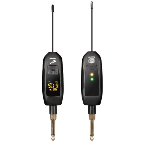 HVVENTY GD10 Drahtlose Gitarre E-Blasrohr GD10 Audio Digital Transmitter Empfänger Bühneninstrumentaufnahme, feine Verarbeitung