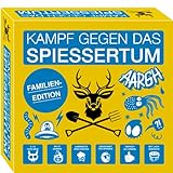 Kampf gegen das Spiessertum - Familien-Edition - Das Kartenspiel als Familien-Spiel I Partyspiel für Kinder, Erwachsene als Geburtstagsgeschenk, Gesellschaftsspiele ab 10 Jahre für 3 bis 10 Spieler