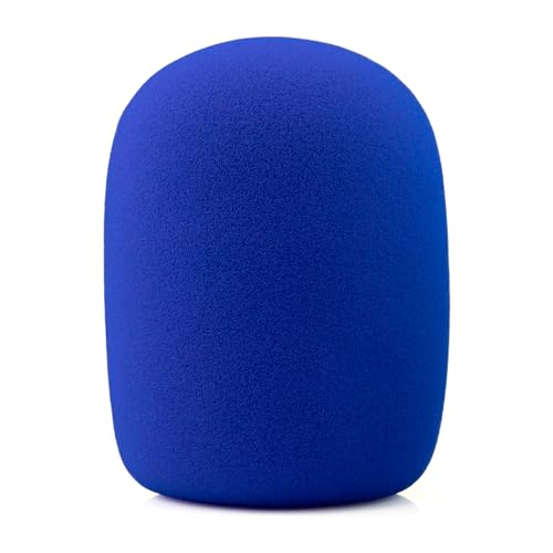 LEFXMOPHY Re20 Popfilter für Electro-Voice RE20 / RE27 / RE320 Mikrofon, Blau WS-PL2 Windschutzscheiben-Ersatz für EV RE-20 / RE-27 / RE-320 Mic Foam Cover Asseccories