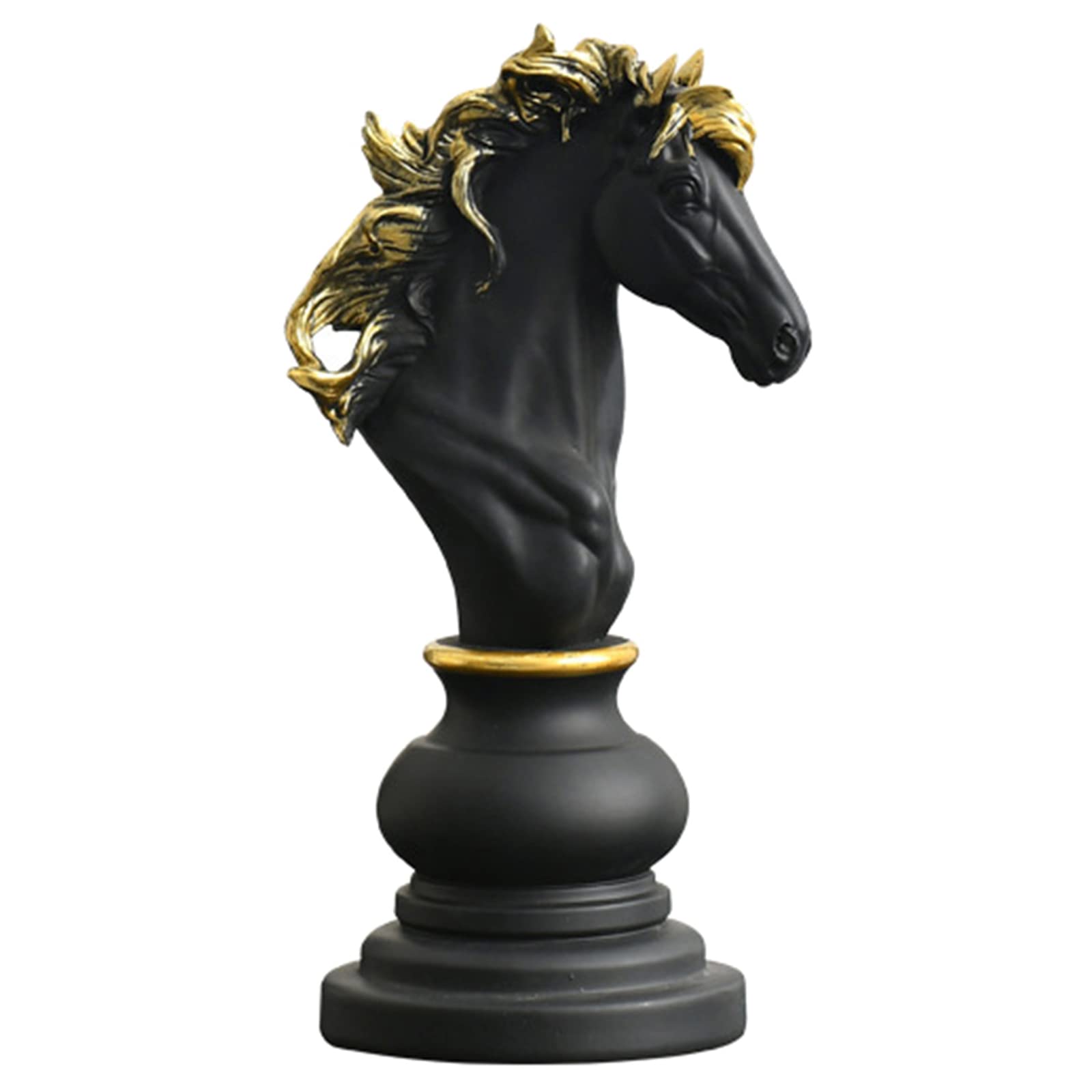 LIbgiubhy Schach Statue Desktop Ornamente Vitrine Dekoration Figuren Dekoration Zubehör Schachfiguren Skulptur