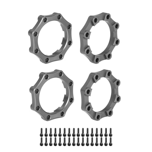 Zkydhbd 4 Stücke Hexagon Adapter Kontermutter Für Fernbedienung Auto Erweiterte Rad Hub Adapter Ersatzteil Für Modell Fahrzeug Teil ACCS