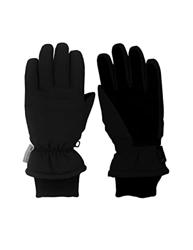 maximo Thermo Fingerhandschuhe Strickbündchen black Gr 6 (11-12 Jahre) 18103-349500