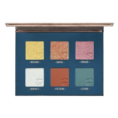 Mulac Cosmetics KALI Eyeshadow Lidschatten-Palette Vegan Shakti, 6 x 1,1 g