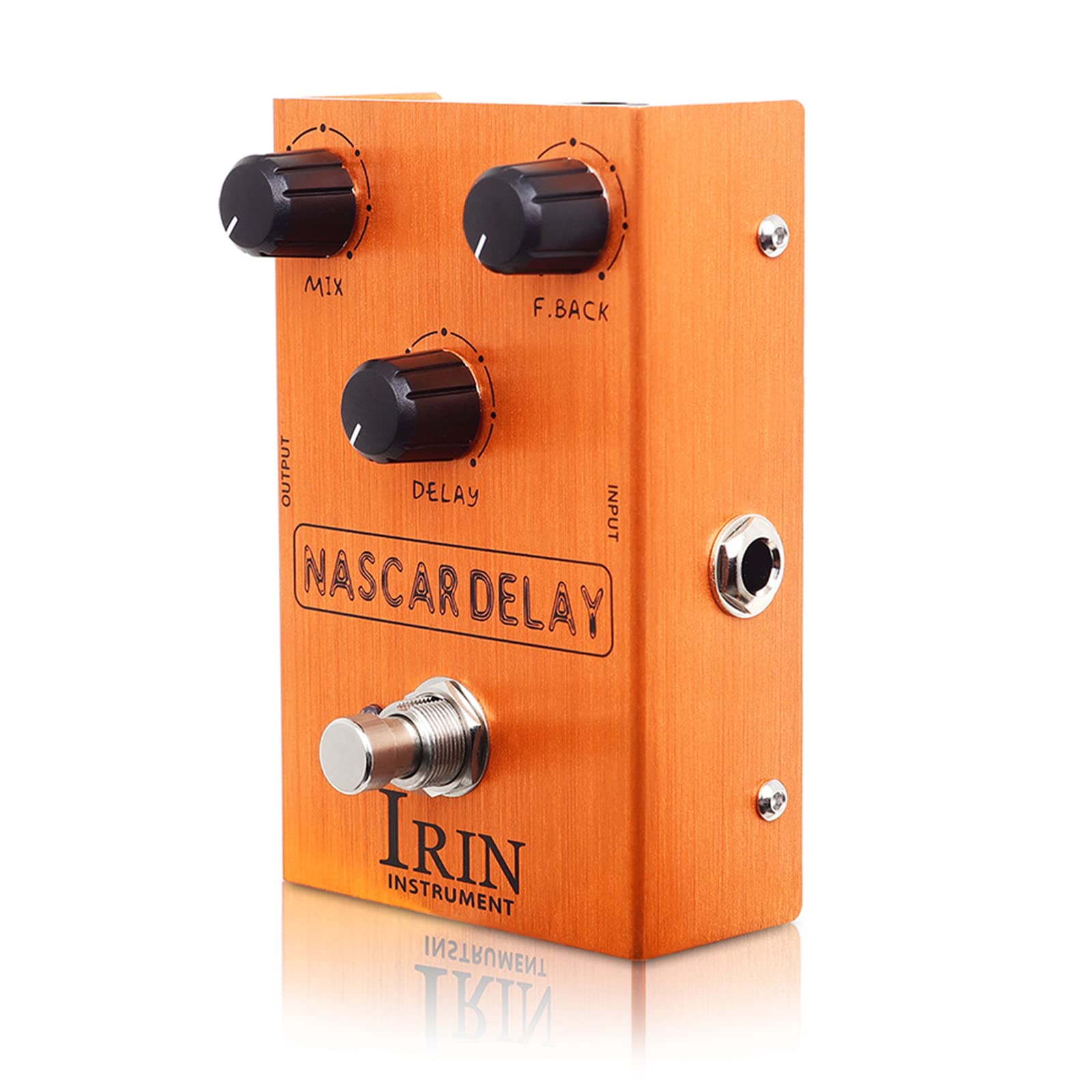 Guitar Delay Pedal Orange F.Back/Mix/Delay E-Gitarre Analog Delay Pedal Delay Guitar Effect Pedal Vintage Delay