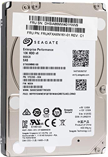 SEAGATE Enterprise Performance 10K 900GB HDD 512Native 10000rpm 128MB Cache SAS 12Gb/s 6,4cm 2,5Zoll BLK