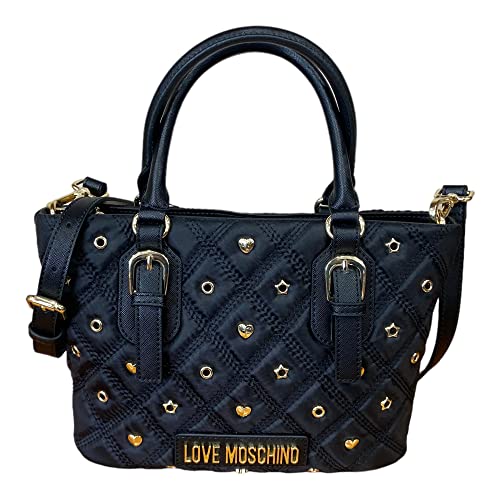 Love Moschino Damen Jc4268pp0gkc100a Handtasche, Schwarz