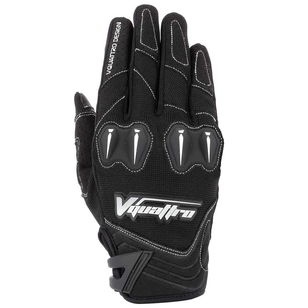 V Quattro Design Stunter Evo 18 Herren-Handschuhe, Schwarz, Größe 2XL