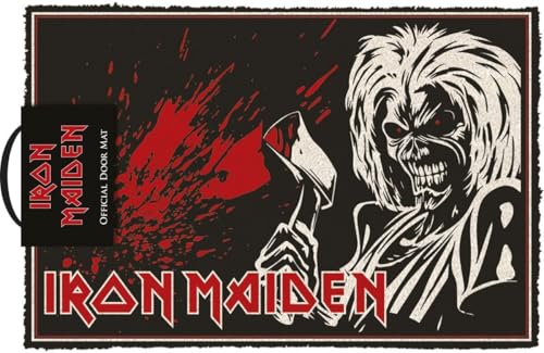 Pyramid – Paillasson en fibre de coco – Iron Maiden – 40x60cm – Licence officeille