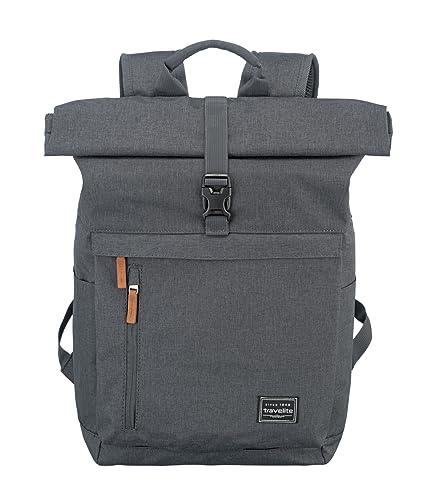 travelite Laptoprucksack Basics Rollup Anthrazit