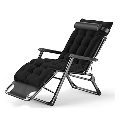 YTGDBDG Sonnenliege Zero Gravity, klappbarer Chaiselongue-Sessel für den Außenbereich, Liegestuhl, tragbares Design, verstellbare Rückenlehnenpositionen mit Kissen, für Innenpoo