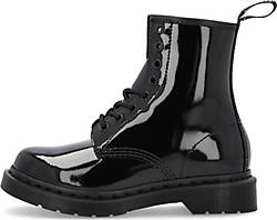 Dr. Martens, Lack-Boot 1460 Mono Lamper in schwarz, Boots für Damen 2