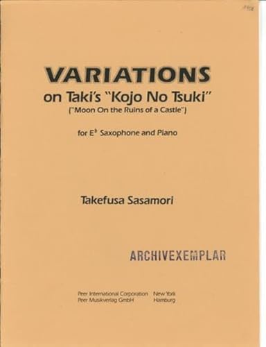 Variations on Taki's kojo no tsuki: for saxophone and piano