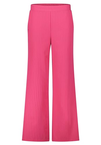 Cartoon Damen Palazzo-Hose mit weitem Bein Pink/White,40