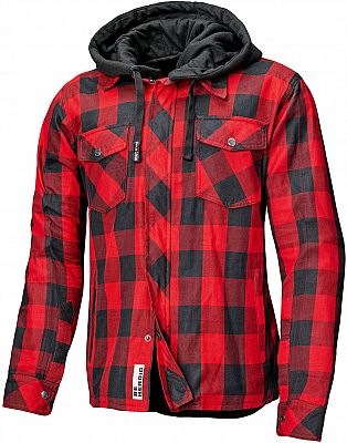 Held Lumberjack II Damen Motorrad Textiljacke Schwarz/Rot XXL