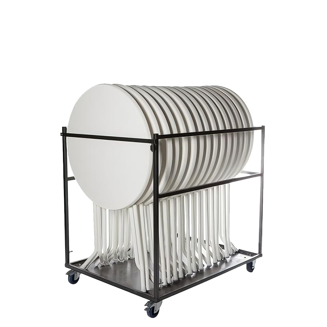 Gastro Uzal - Transportwagen Party Small für Stehtische, Stehtisch, H 120 cm - L 127 cm - B 95 cm