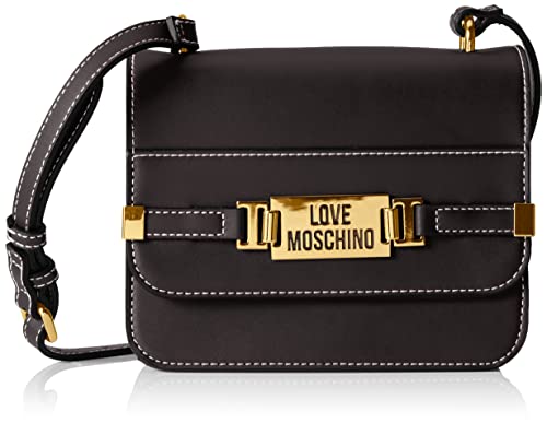 Love Moschino Damen Collezione Autunno Inverno 2021 Umhngetasche, Schwarz, Einheitsgröße