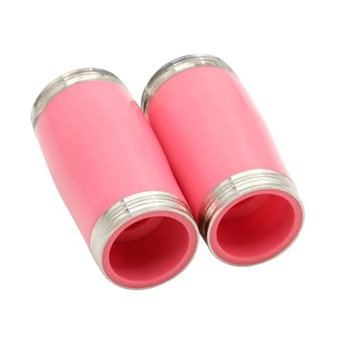 ABS Farbe Klarinette Rohr Metall Silber Rand Klarinette Tuning Blasinstrument Zubehör (Color : Pink)