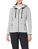 Stedman Apparel Damen Sweatshirt Active Knit Fleece Jacket/ST5950 Einfarbig, Hellgrau-meliert, Medium (Herstellergröße: Medium)