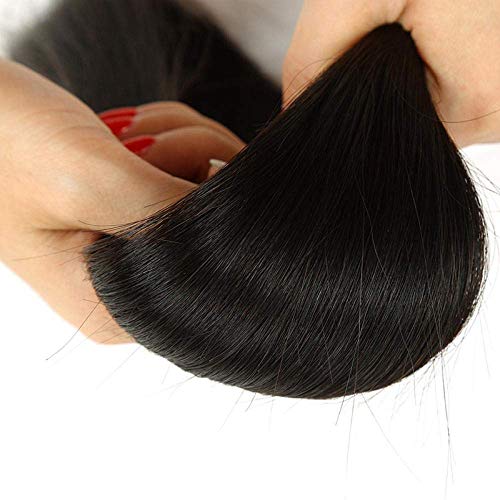 LINLINCD-Perücke Glattes Haar Haar Vorhang Brasilien Haar Vorhang Live Wave Spot Versorgung natürliche Farbe Perstar Echthaar Perücke Lace Front Black Perücke Körperwelle 100% Virg