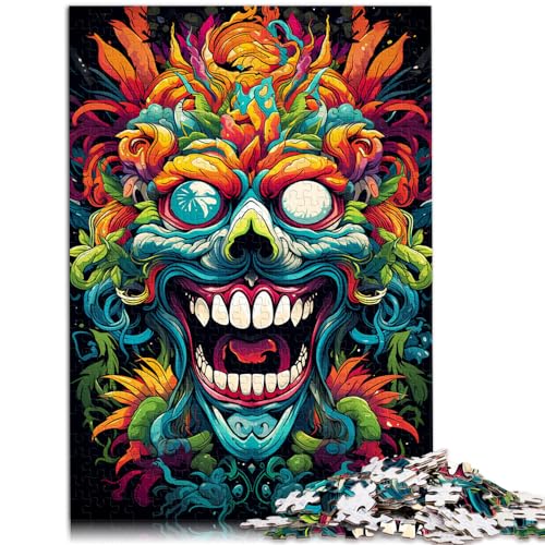 Puzzles Geschenke Spielzeug Fantasie buntes Monster 1000 Puzzleteile für Erwachsene Holzpuzzle Familienaktivität Puzzles Lernspiele 1000 Stück (50x75cm)