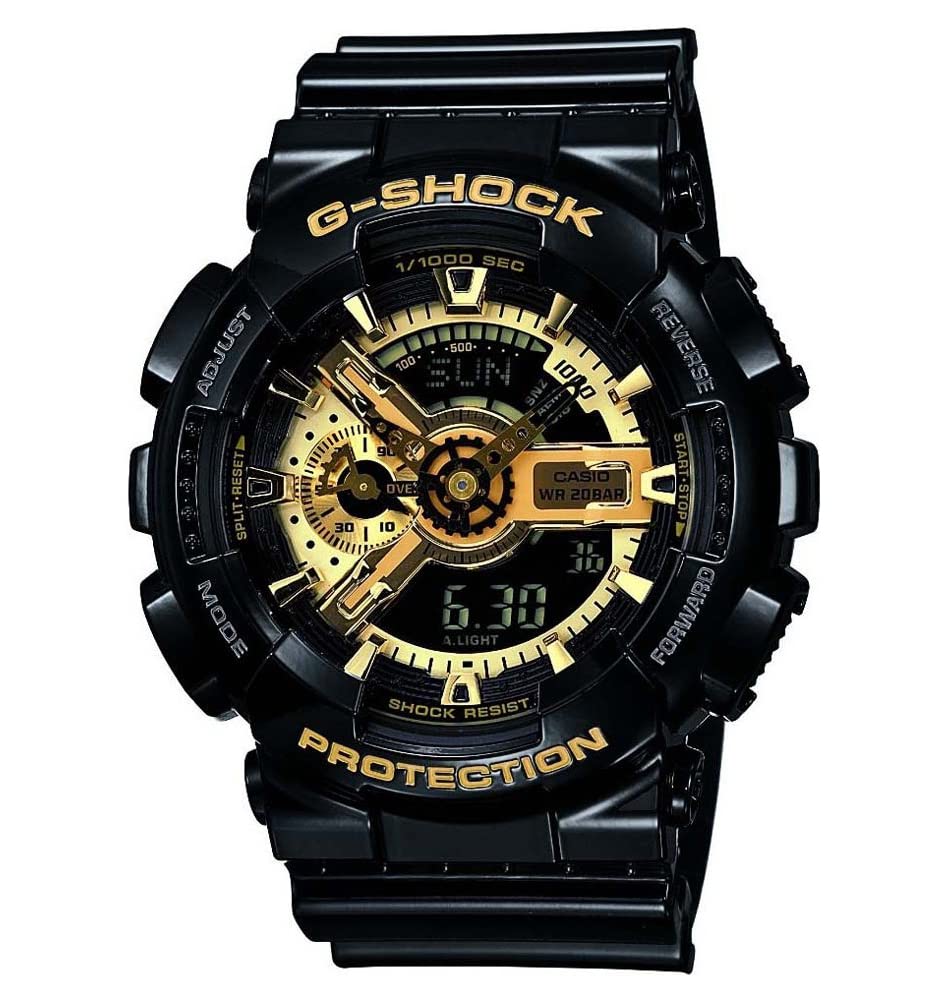 Casio Herren Analog/Digital Quarz mit Resin Armbanduhr GA110GB1AER