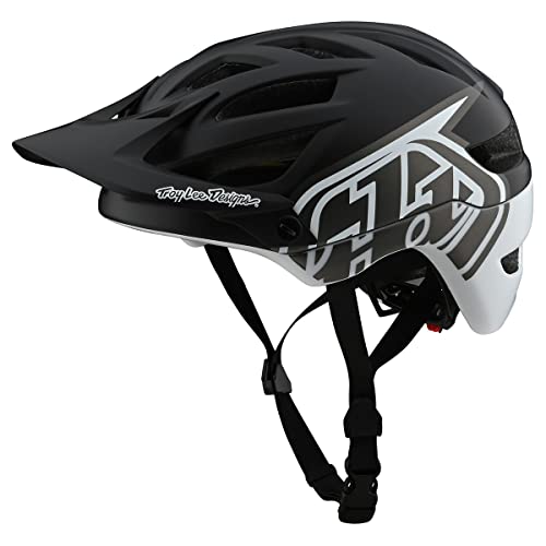 Troy Lee Designs A1 Classic Fahrradhelm (Black/White,XL/XXL)