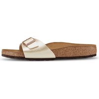 BIRKENSTOCK, Pantolette Madrid Bf in weiß, Sandalen für Damen