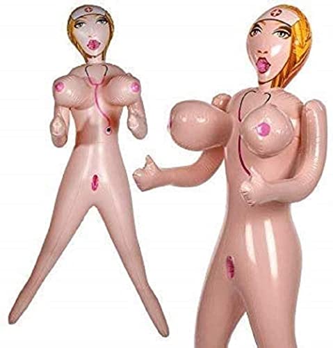 KOSxBO® Frau Dr. Tinderella Gummipuppe mit großen Titten ca. 155 cm JGA Sexy Doktorin Erotik Liebespuppe