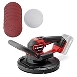 Einhell Professional Akku-Trockenbauschleifer TP-DWS 18/225 Li BL Solo Power X-Change (18 V, Brushless, inkl. 6 x Ø 225 mm Schleifpapier & 1 x Gitterleinen, ohne Akku)