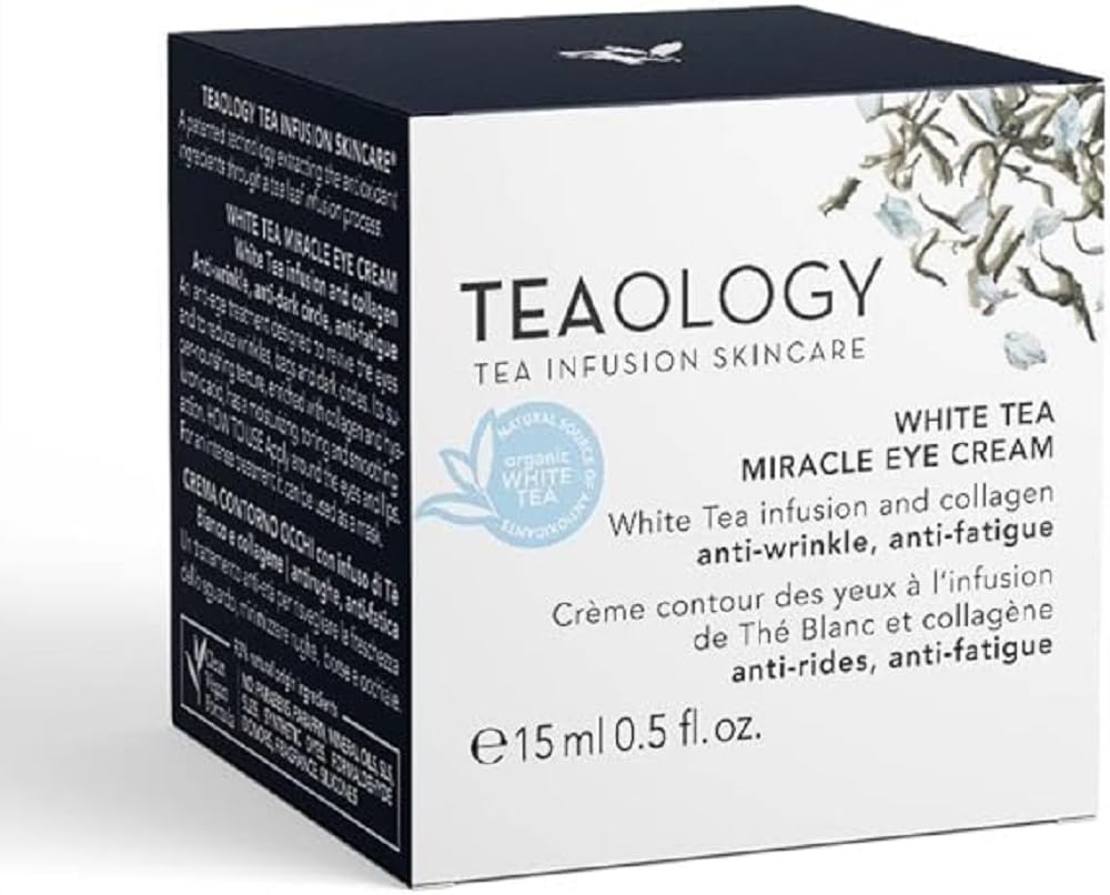 Teaology White Tea Miracle Eye Cream, 15 ml