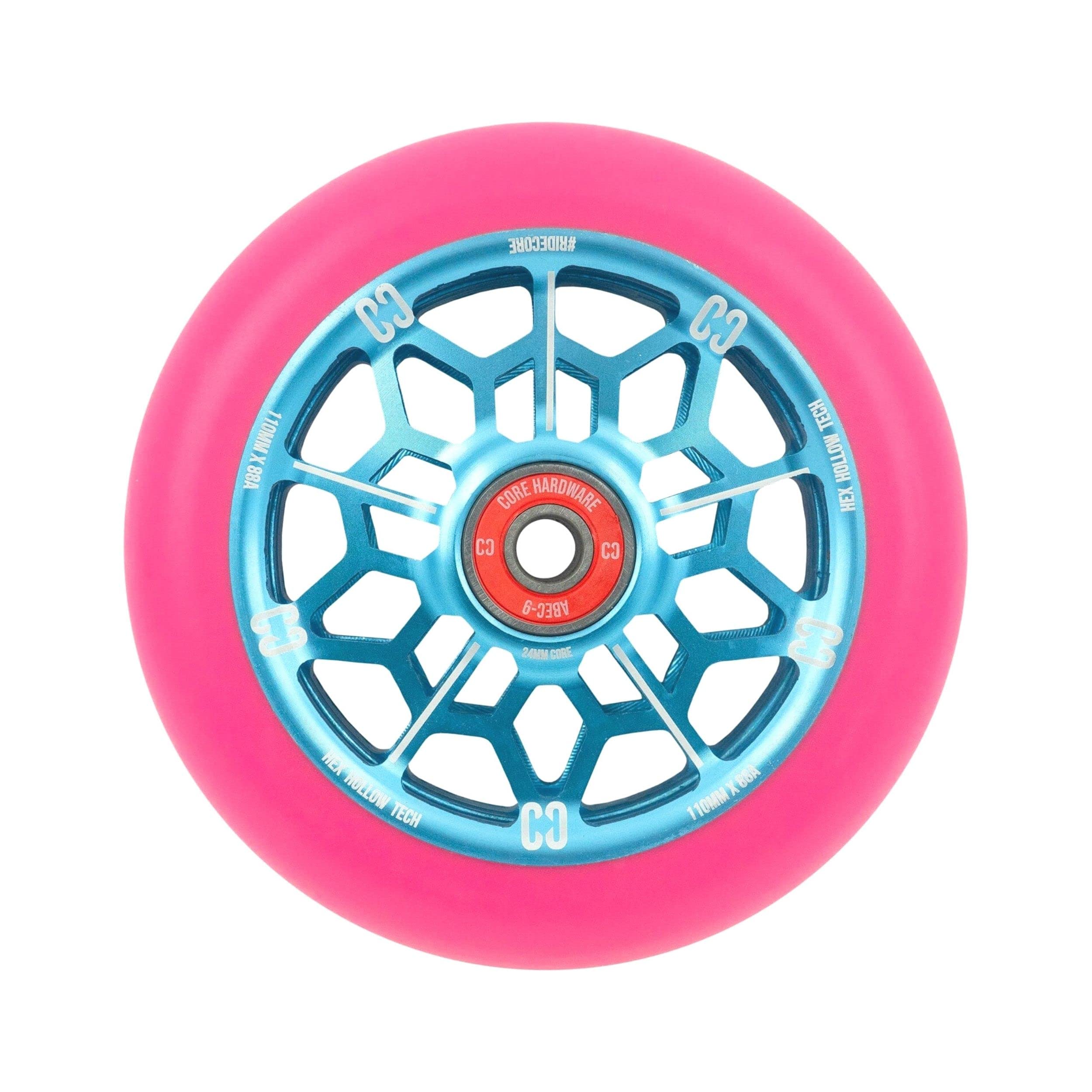 Centrano Unisex – Erwachsene Core Hex Scooter Rolle, Pink, 110mm